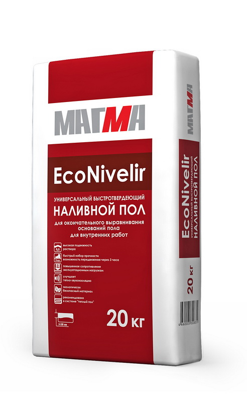 Универсальный быстротвердеющий наливной пол «EcoNivelir»