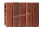 Кирпич лицевой керамический одинарный кортен бостон рваная фаска М150