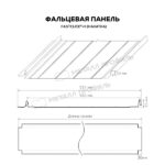 Фальцевая панель Металл Профиль FASTCLICK-Н (VikingMP E-20-6005-0.5) — изображение 3