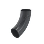 Колено сливное Aquasystem D90 мм, GreenCoat Pural BT, RR 23 (серый)
