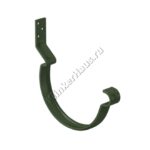 Крюк крепления желоба короткий Aquasystem D125 мм, GreenCoat Pural BT, RR 11 (зеленый)