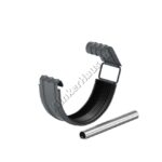 Соединитель желоба Aquasystem D150 мм, GreenCoat Pural BT matt, RR 23 (серый)