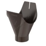 Воронка желоба Aquasystem D150 мм, GreenCoat Pural BT matt, RR 32 (коричневый)