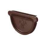 Заглушка Aquasystem D125 мм, GreenCoat Pural BT matt, RAL 8017 (коричневый)