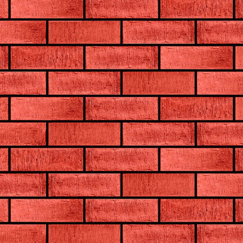 Фасадная плитка НВФ Вельвет RAL 3028 285х100х26 мм