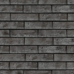 Фасадная плитка НВФ Муар RAL 7011 250х80х26 мм